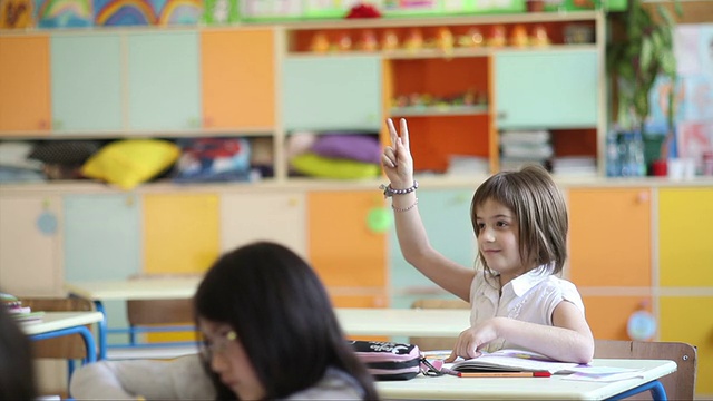 孩子们在学校视频素材