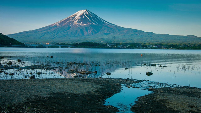 拍摄富士山视频素材