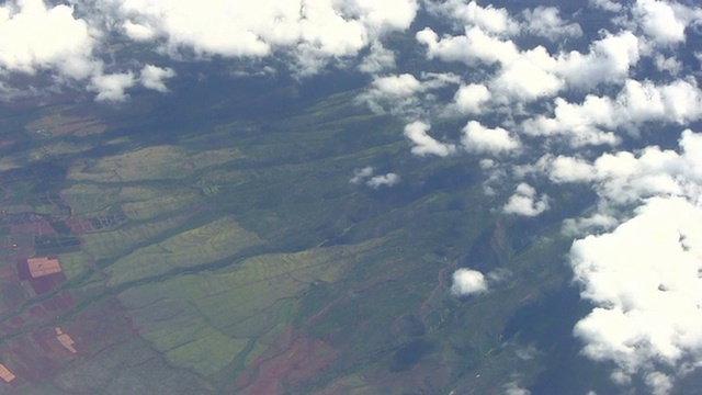 卡安纳帕里海岸-毛伊岛鸟瞰图(夏威夷)视频素材