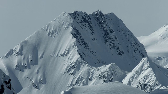 审美阿拉斯加山视频素材