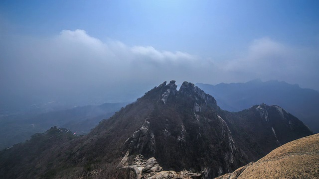 布汗山上的云视频素材