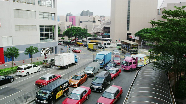 尖沙咀街景视频素材