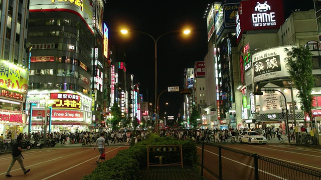 在东京新宿交通视频素材