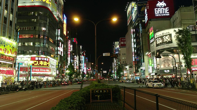 在东京新宿交通视频素材