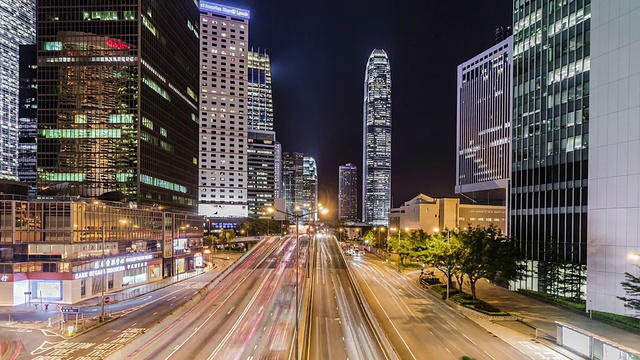 香港城市的时间流逝视频素材