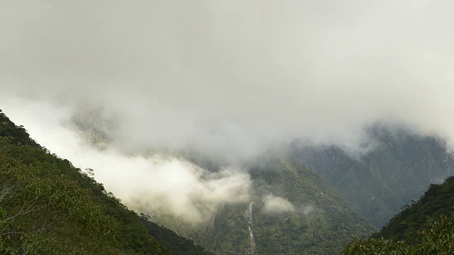 基纳巴卢山的云运动和形成的延时视频下载