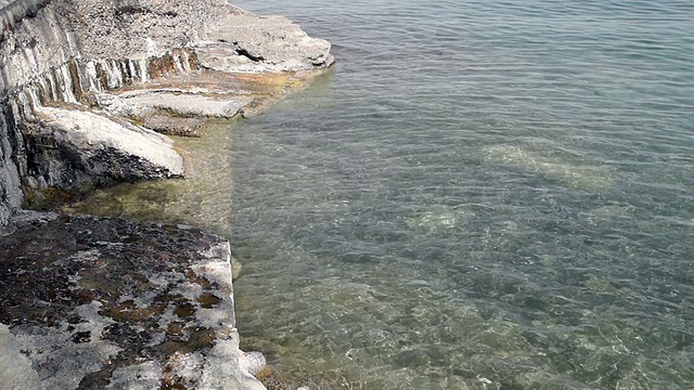 高清:海水表面背景视频素材