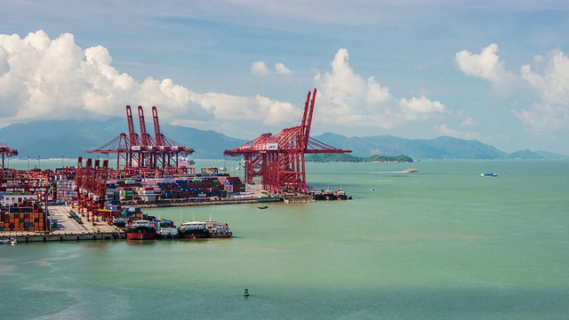 深圳赤湾港视频素材