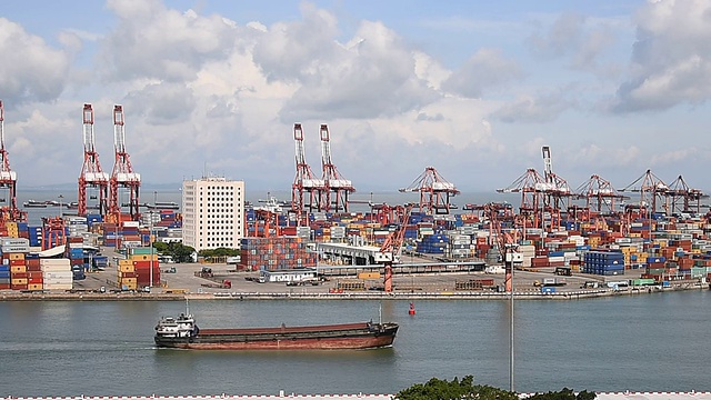 深圳赤湾港视频素材