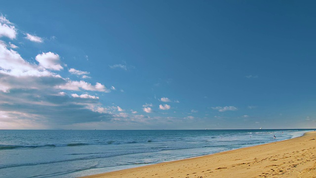 空的海滩视频素材