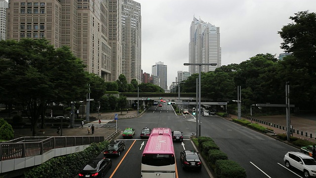 新宿景观视频素材