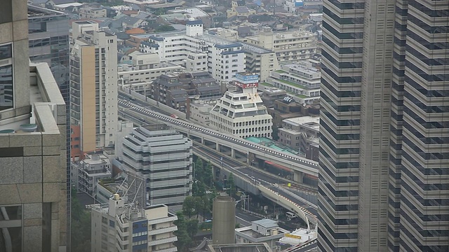 东京，高速公路，雨天视频素材