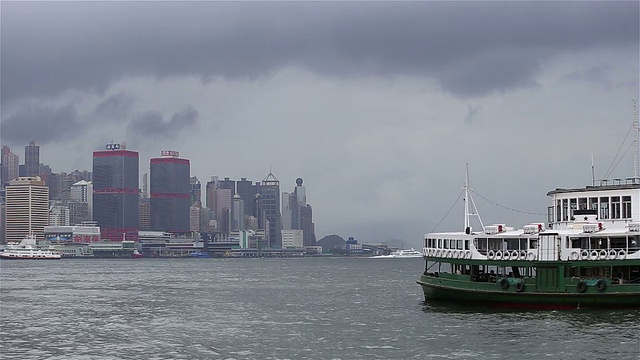 香港的城市。视频素材