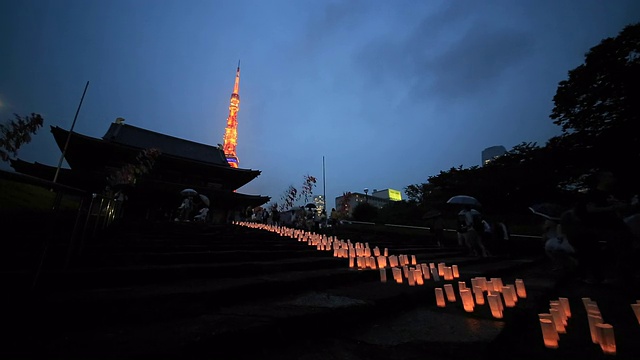 j Zōō霁烛光的夜晚视频素材