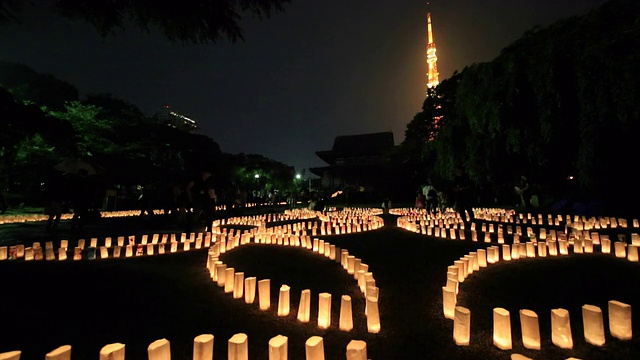 j Zōō霁烛光的夜晚视频素材