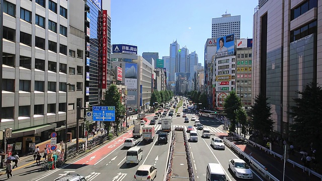 新宿南出口前景观视频素材