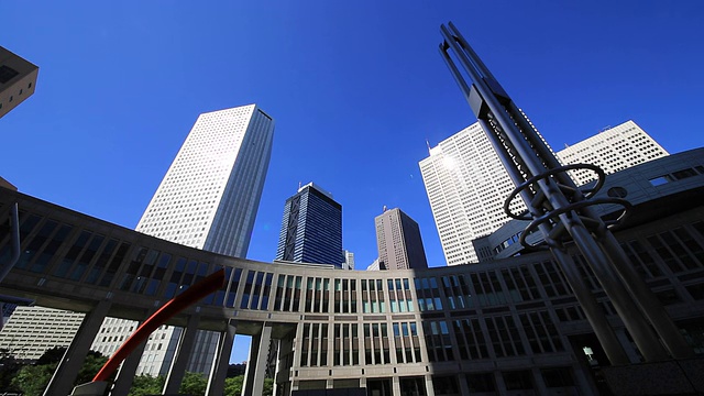 新宿城市建筑视频素材