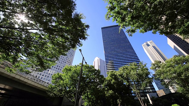 新宿城市建筑视频素材