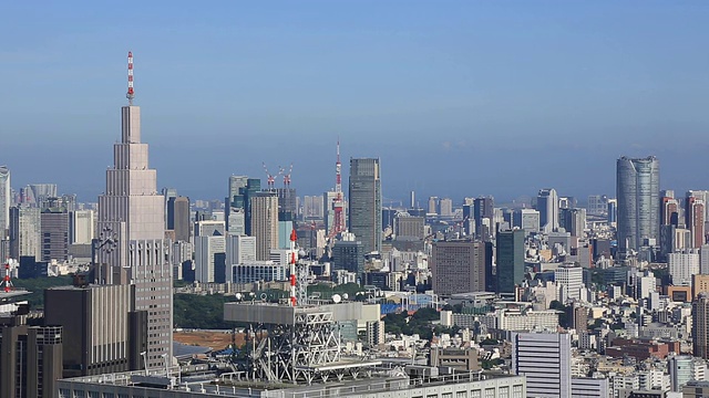 东京的夏季景观视频素材