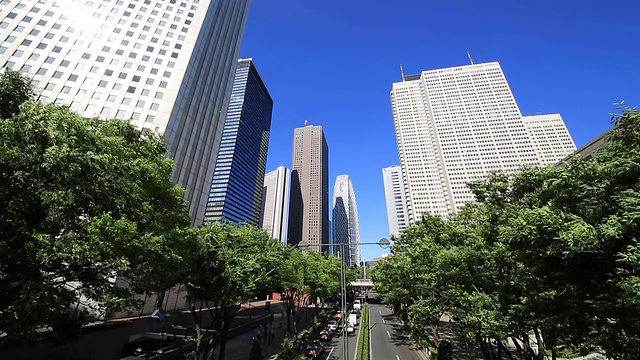 新宿城市建筑视频素材