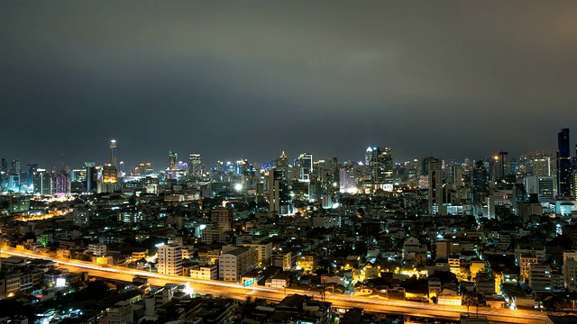 城市的夜晚视频素材