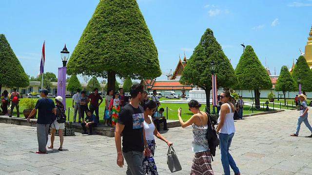 Wat phra kaew时间流逝视频素材