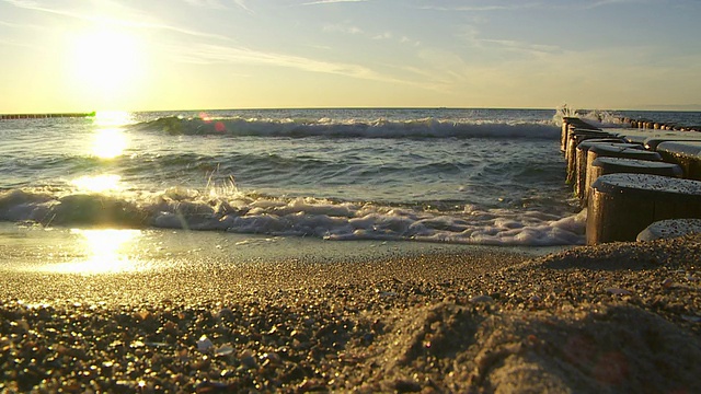 海上日落视频素材