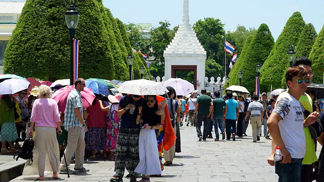 时光流逝wat phra kaew视频素材