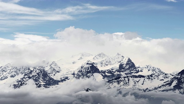 T/L-ZO阿尔卑斯山从皮拉图斯山/卢塞恩，瑞士视频素材