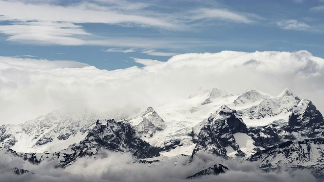 T/L-ZO阿尔卑斯山从皮拉图斯山/卢塞恩，瑞士视频素材