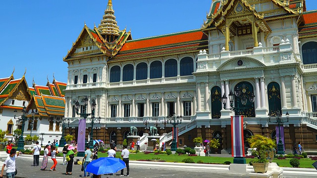 高清时间间隔- wat phra kaew视频素材