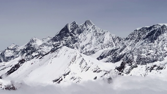 T/L-ZO阿尔卑斯山从马特洪峰/泽马特，瑞士视频素材