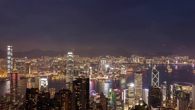 T/L WS ZI香港夜景视频素材