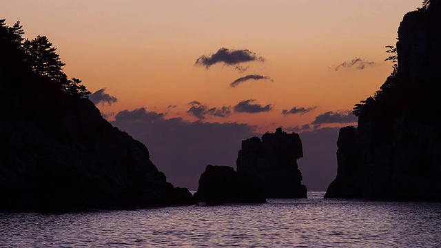 哈利海桑国家海洋公园的狮子岩日出景观视频素材