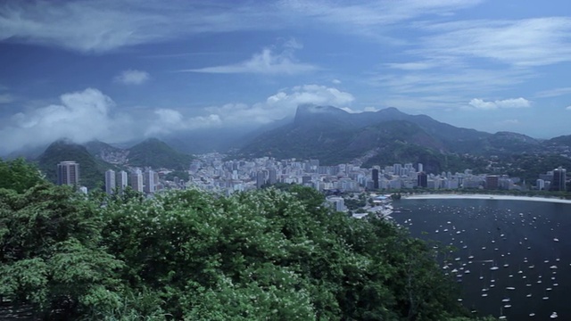 巴西，里约热内卢高地全景视频素材