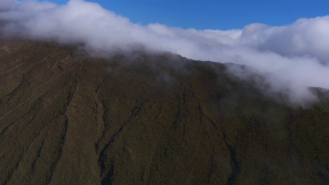 夏威夷毛伊岛的哈雷阿卡拉火山口视频素材