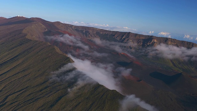 夏威夷毛伊岛的哈雷阿卡拉火山口视频下载