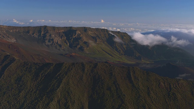 夏威夷毛伊岛的哈雷阿卡拉火山口视频素材