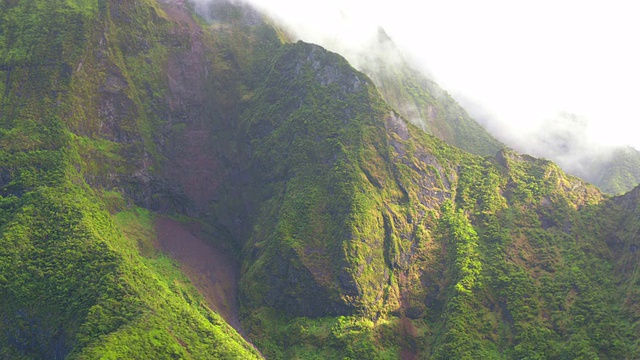 夏威夷毛伊岛的山脉视频素材