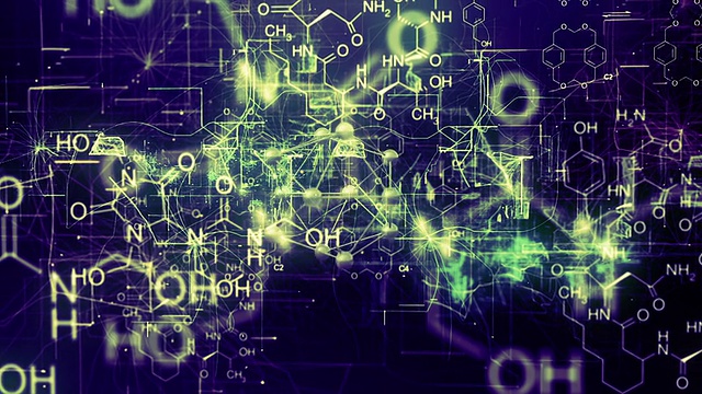 化学分子视频素材