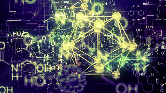 化学分子视频素材