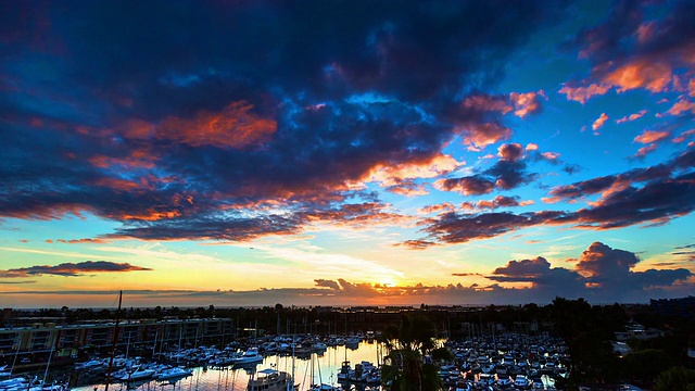 Marina Del Rey，加州视频素材