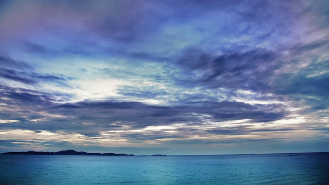 海上日落视频素材