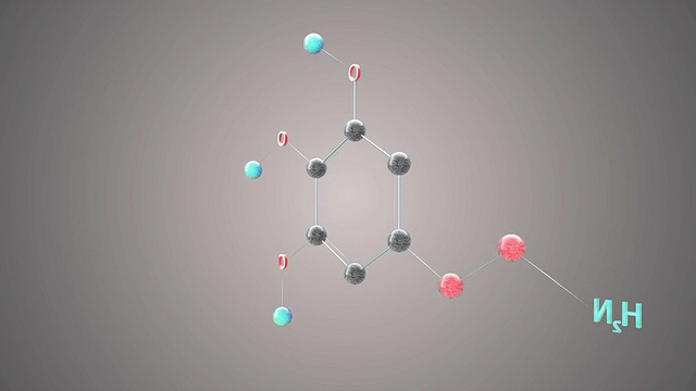 墨斯卡灵分子视频素材