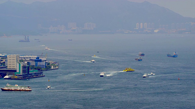 香港维多利亚港视频素材