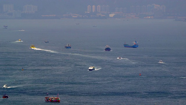 香港维多利亚港视频素材