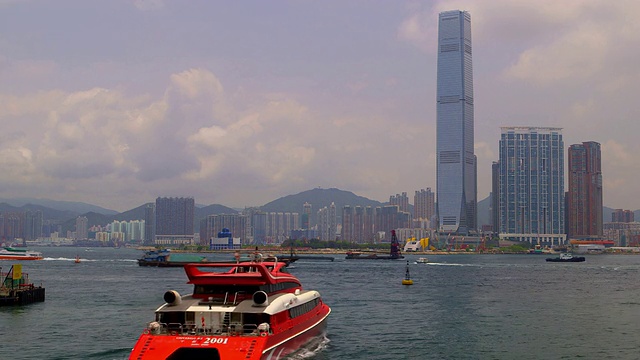 香港渡轮视频素材