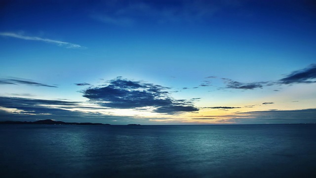 海上日落视频素材