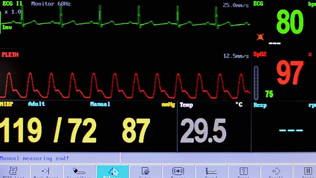 生命体征监测视频素材