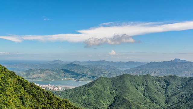 T/L WS景观的山脉/香港视频素材